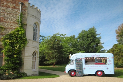 Blue Cake Van 
