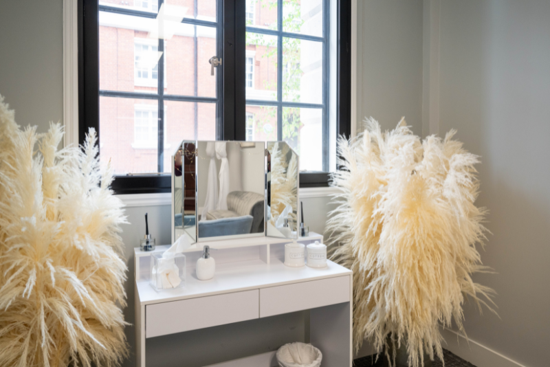 Dressing Room, dressing table. 